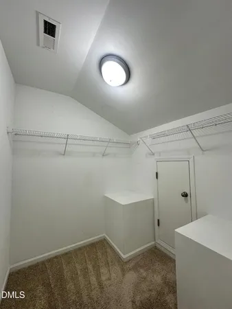 a view of a room with closet