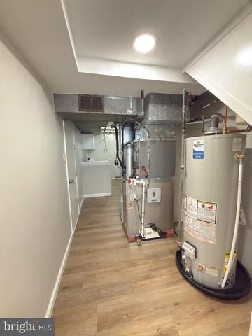 a view of a storage & utility room