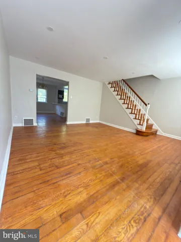 a view of an empty room