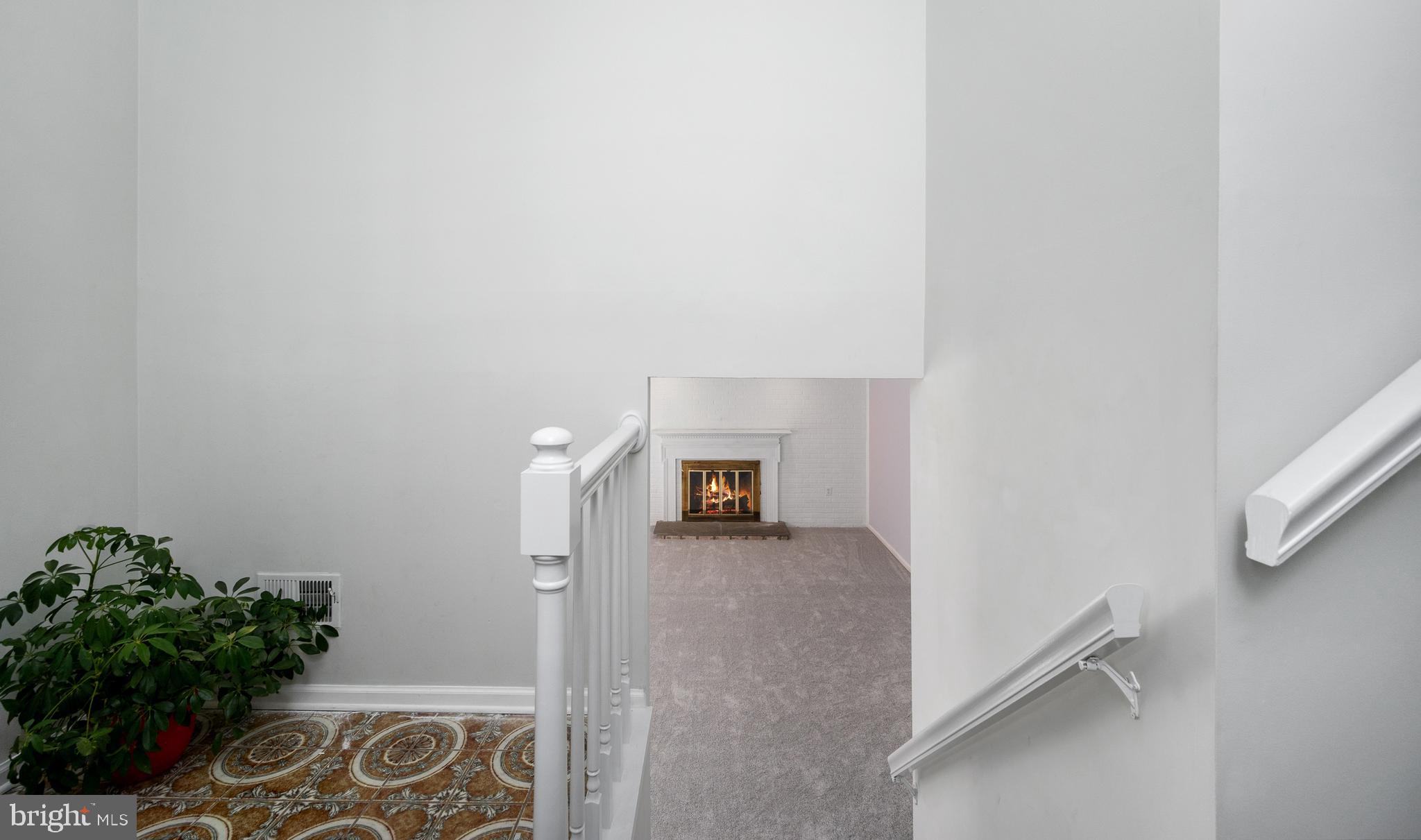 8202 Rushing Creek Drive Springfield, VA 22153 - Photo 29 of 44 Foyer down to recreation room