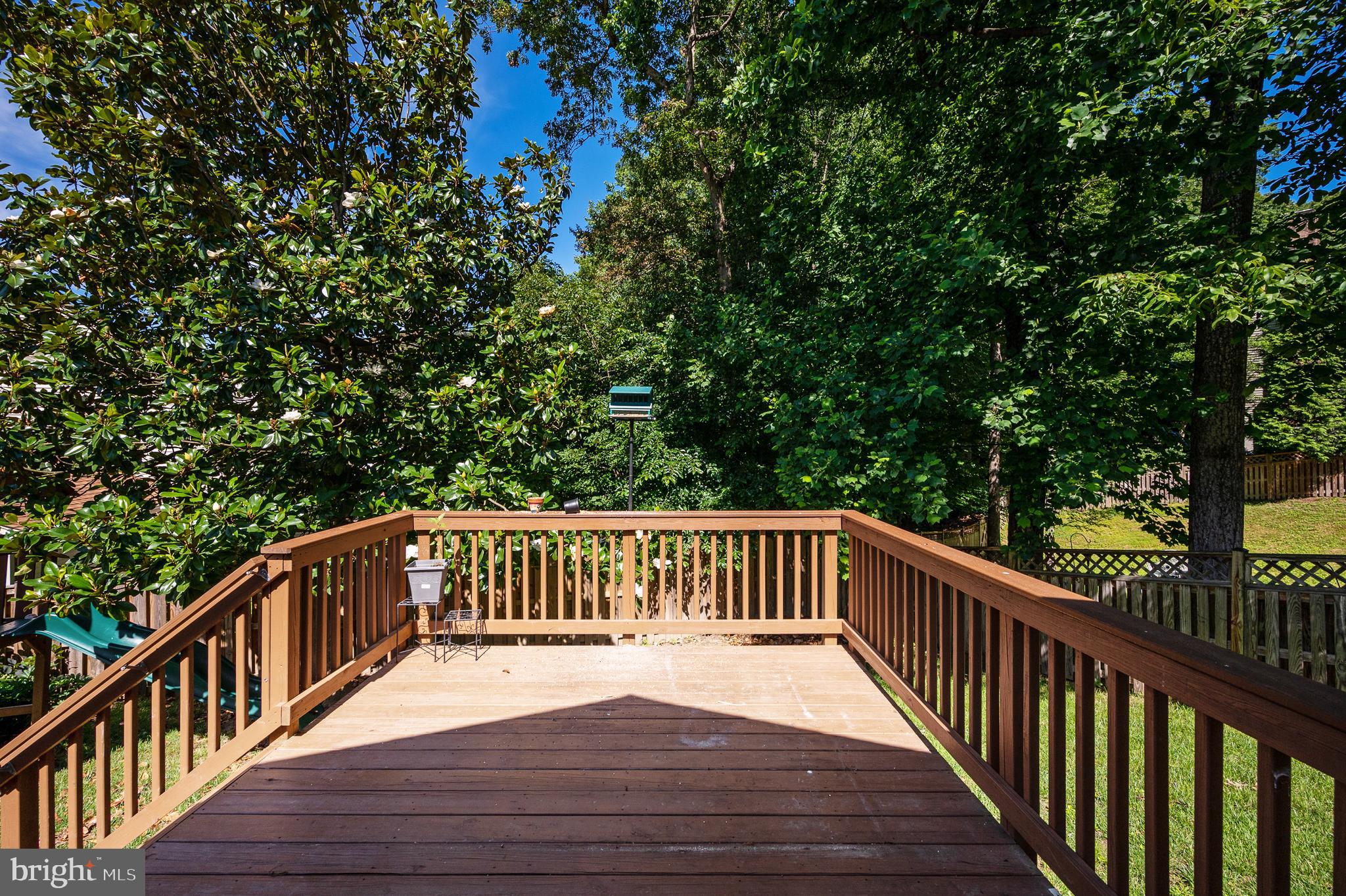 8202 Rushing Creek Drive Springfield, VA 22153 - Photo 36 of 44 Deck overlooking play area