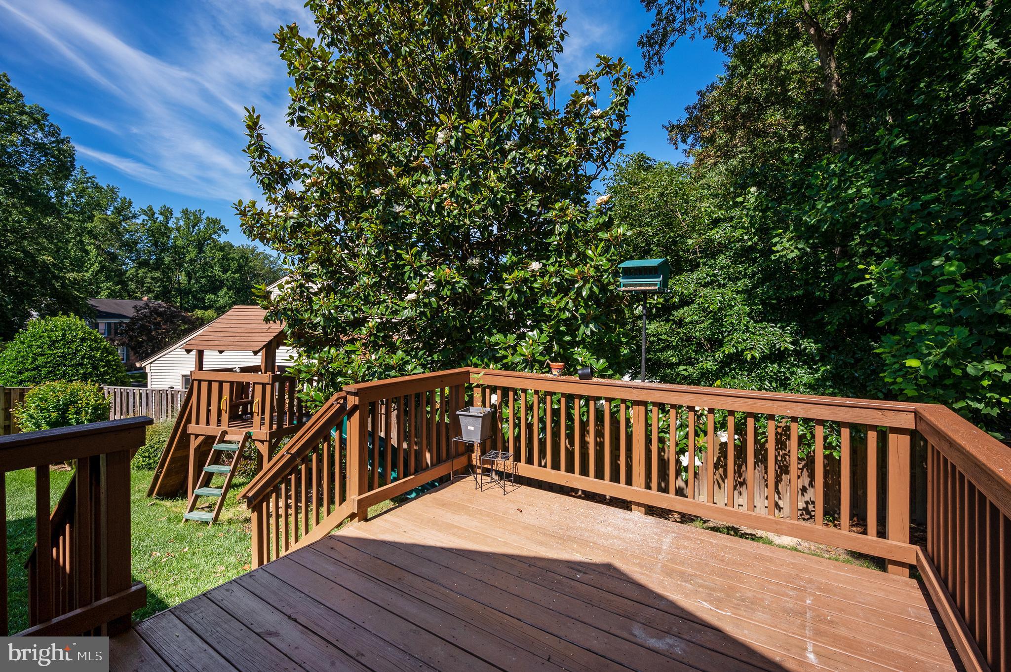 8202 Rushing Creek Drive Springfield, VA 22153 - Photo 37 of 44 Deck stairs to playset