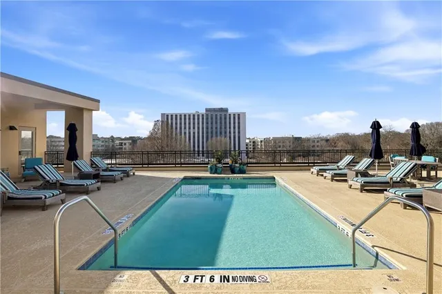 a view of a swimming pool