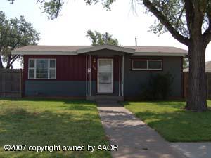4601 Cline Road Amarillo, TX 79110 - Photo 1 of 9 a view of a house with a yard