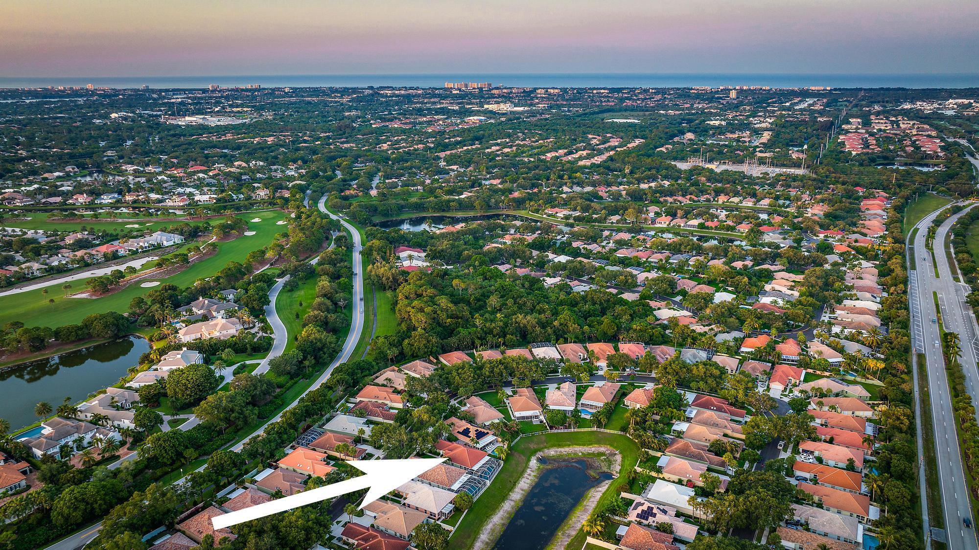 115 South Hampton Drive Jupiter, FL 33458 - Photo 7 of 27 an aerial view of city