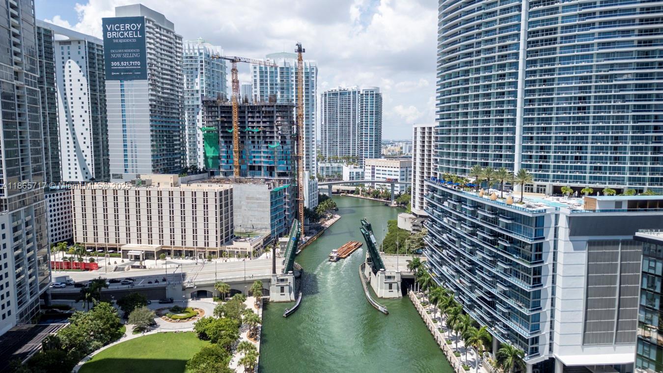 901 Brickell Key Boulevard, Unit 1409 Miami, FL 33131 - Photo 38 of 39 a view of a city with tall buildings
