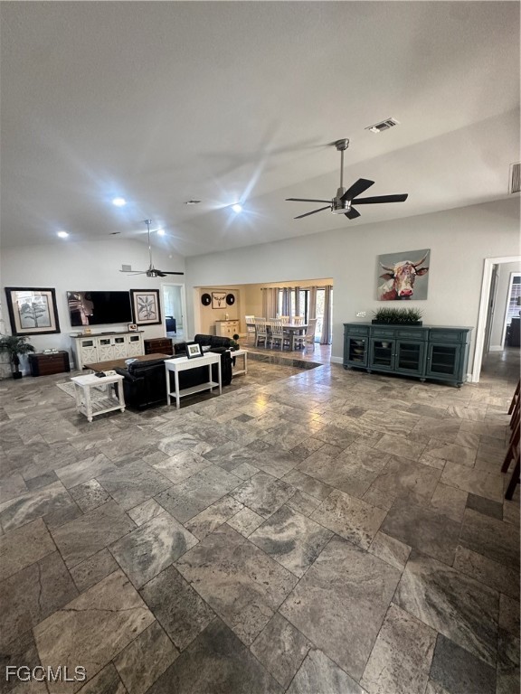 19740 Gottarde Road North Fort Myers, FL 33917 - Photo 9 of 12 a living room with furniture and a flat screen tv