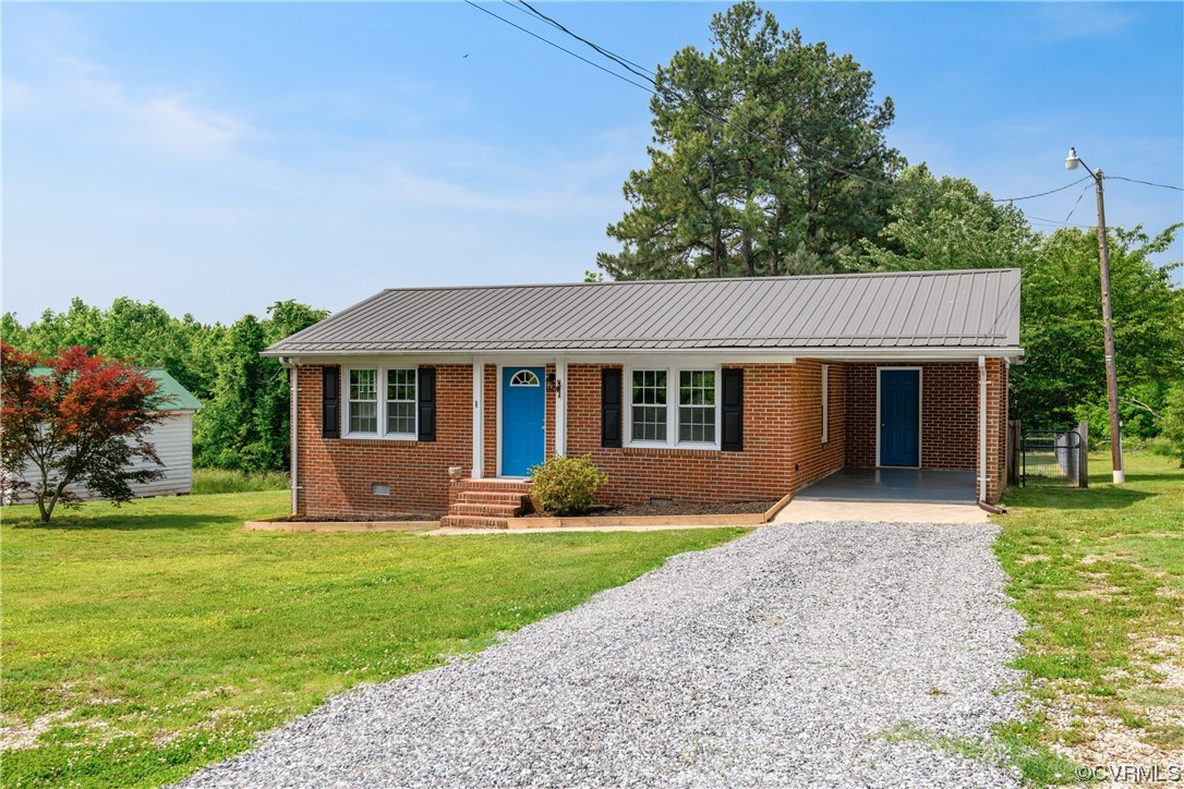 338 Prospect Road Prospect, VA 23960 - Photo 1 of 41 a front view of a house with garden and porch