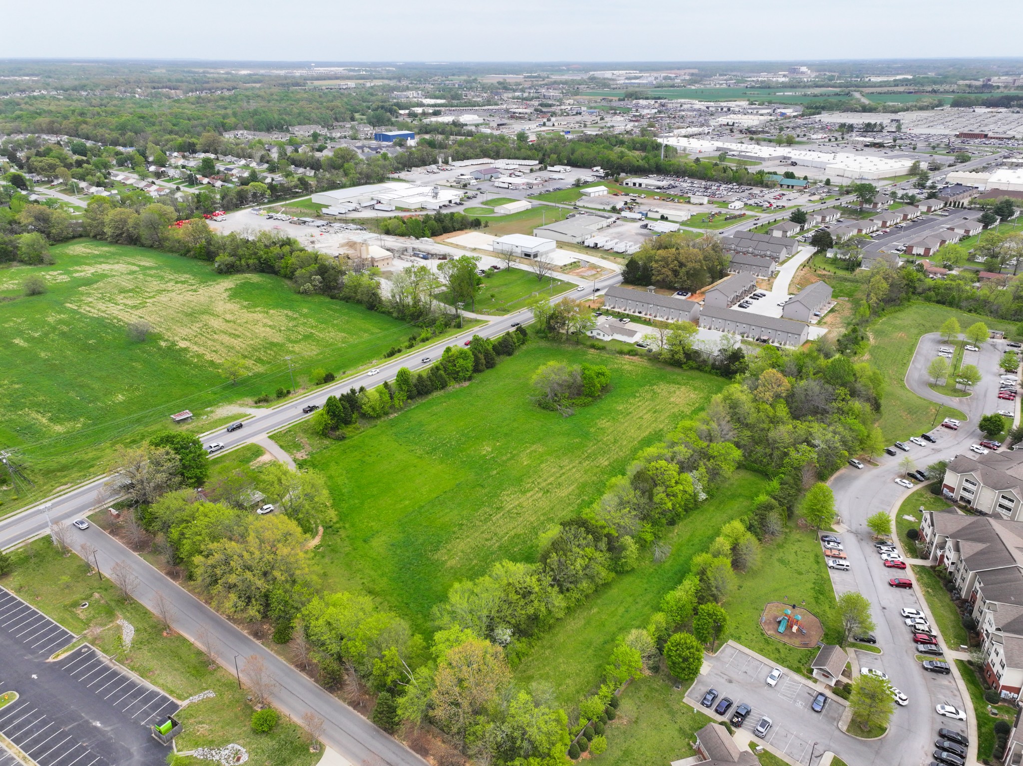 0 Needmore Road Clarksville, TN 37040 - Photo 13 of 20 an aerial view of residential houses with outdoor space and trees