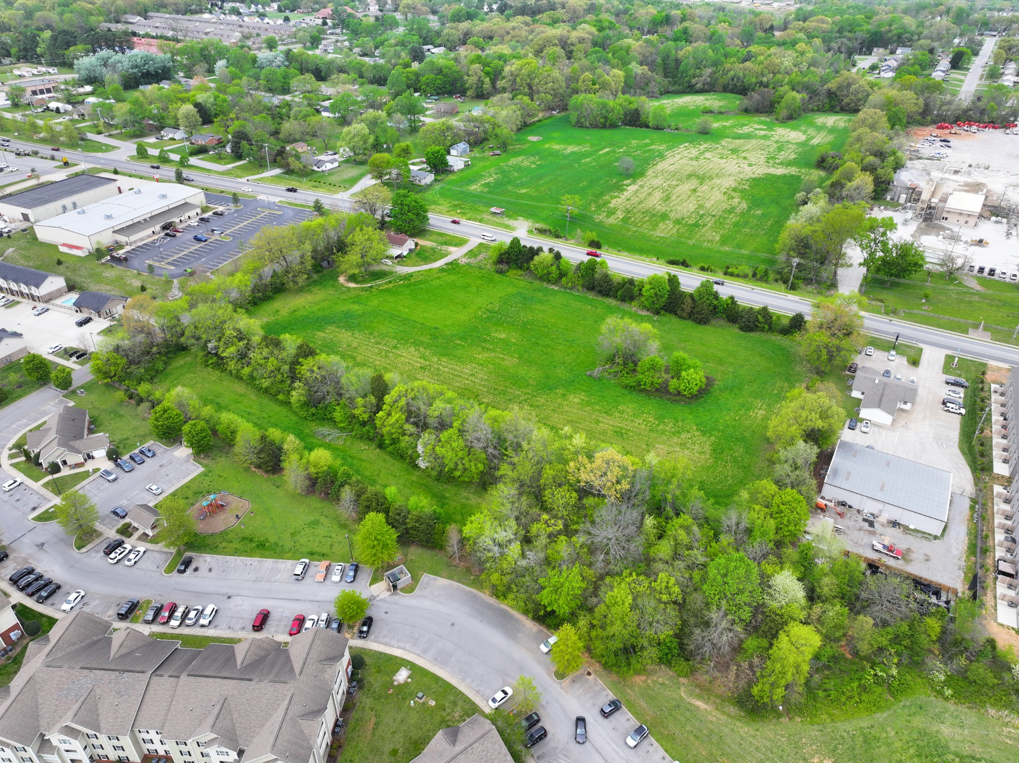 0 Needmore Road Clarksville, TN 37040 - Photo 16 of 20 an aerial view of residential houses with outdoor space