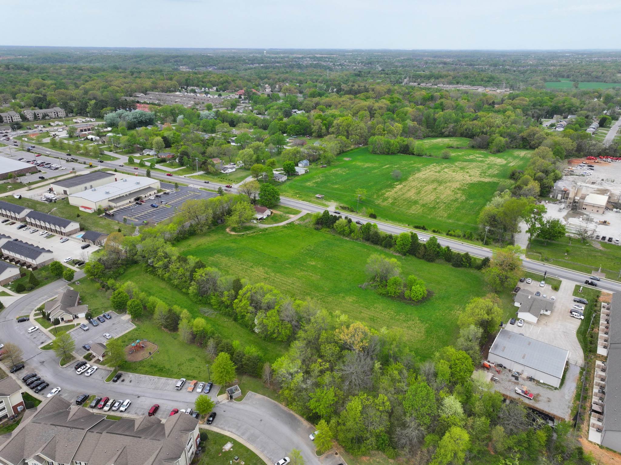 0 Needmore Road Clarksville, TN 37040 - Photo 17 of 20 an aerial view of residential houses with outdoor space and trees