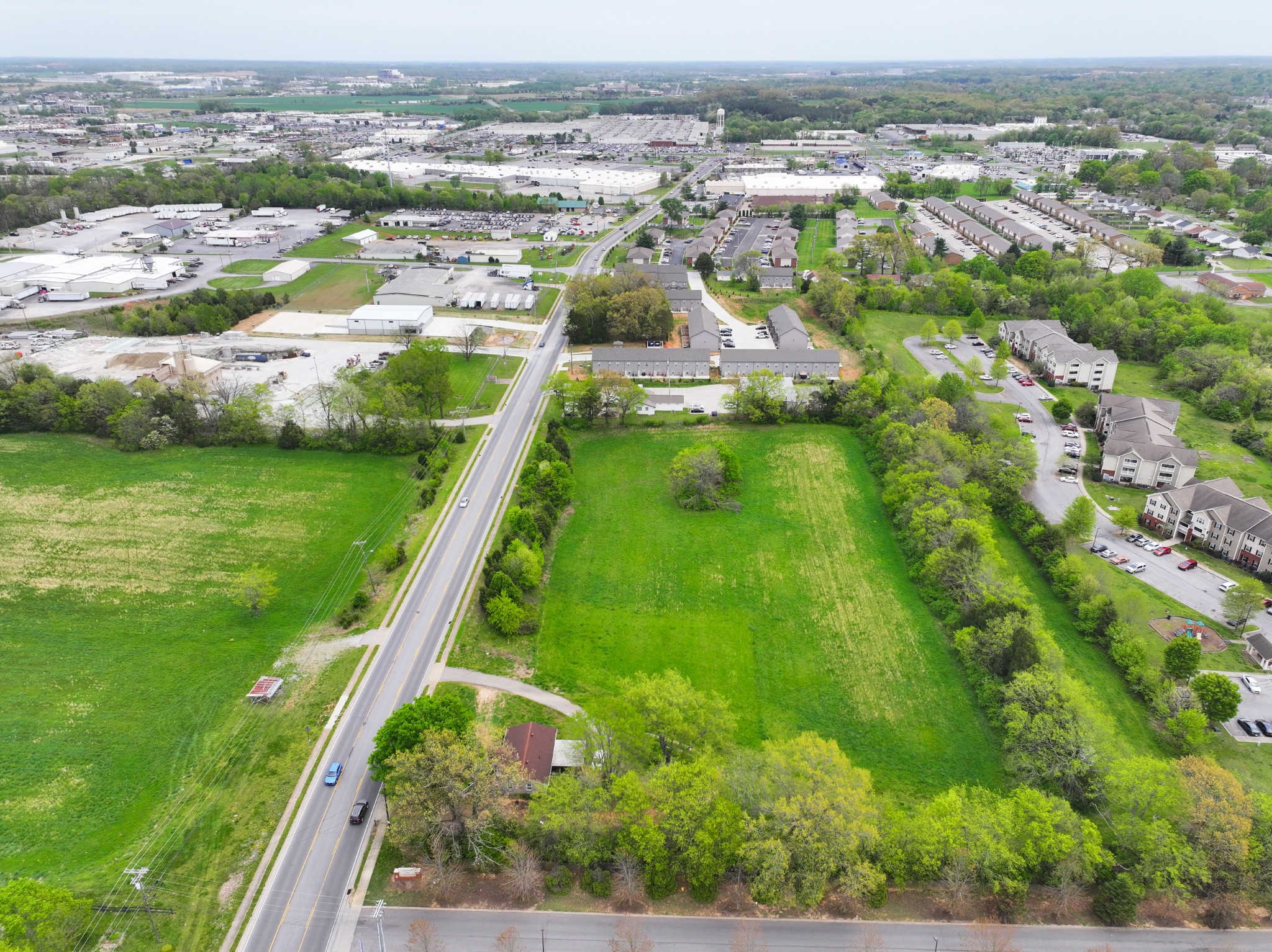0 Needmore Road Clarksville, TN 37040 - Photo 9 of 20 an aerial view of residential houses with outdoor space and swimming pool