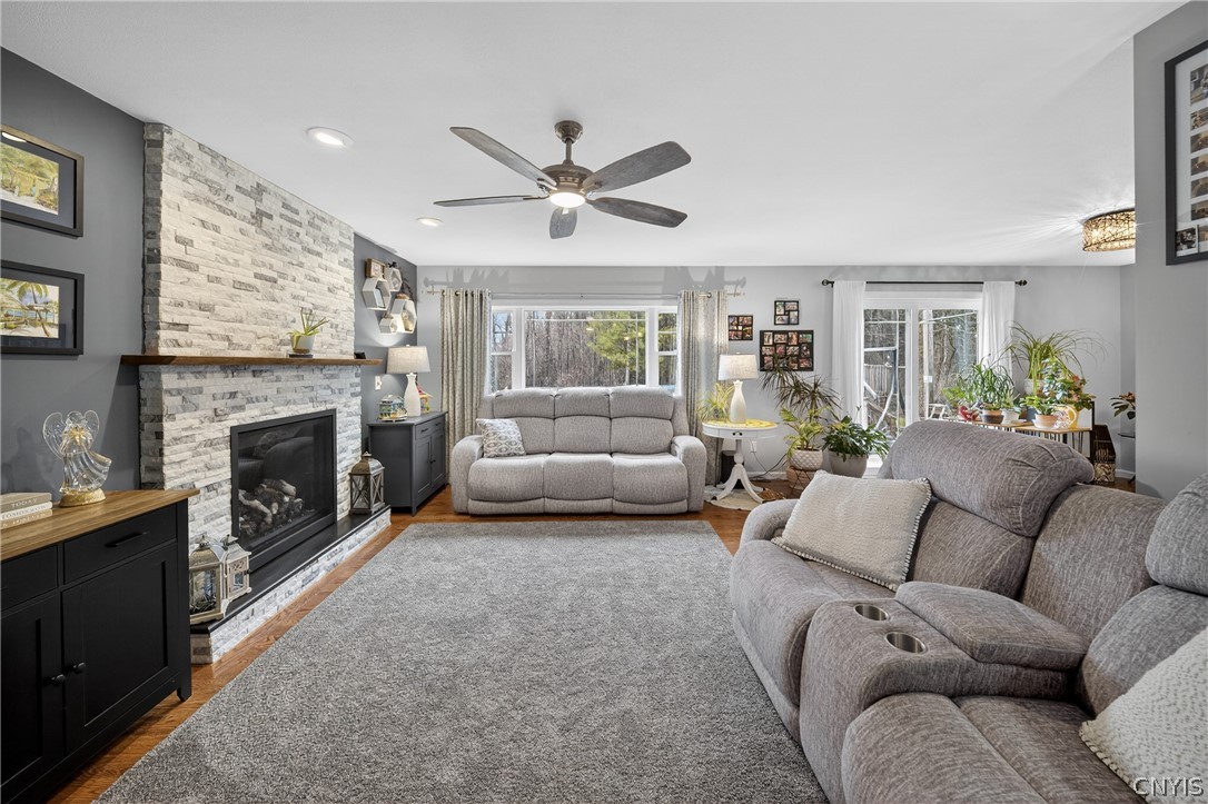 8245 Kirkville Road Manlius, NY 13082 - Photo 14 of 50 Off the kitchen, an amazing living room awaits!