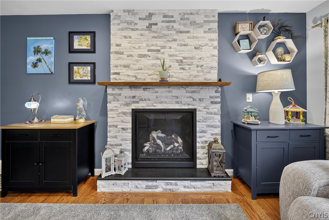 8245 Kirkville Road Manlius, NY 13082 - Photo 15 of 50 Custom natural gas fireplace upgraded-including fl
