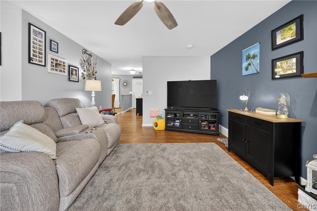 8245 Kirkville Road Manlius, NY 13082 - Photo 16 of 50 Note the hardwood floors and gorgeous blue-gray pa