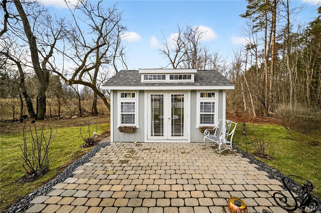 8245 Kirkville Road Manlius, NY 13082 - Photo 36 of 50 The she shed is the crown jewel of the backyard! T