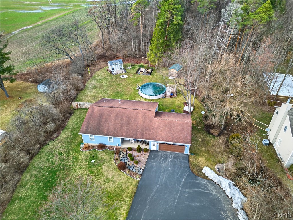 8245 Kirkville Road Manlius, NY 13082 - Photo 49 of 50 Aerial view of the backyard.