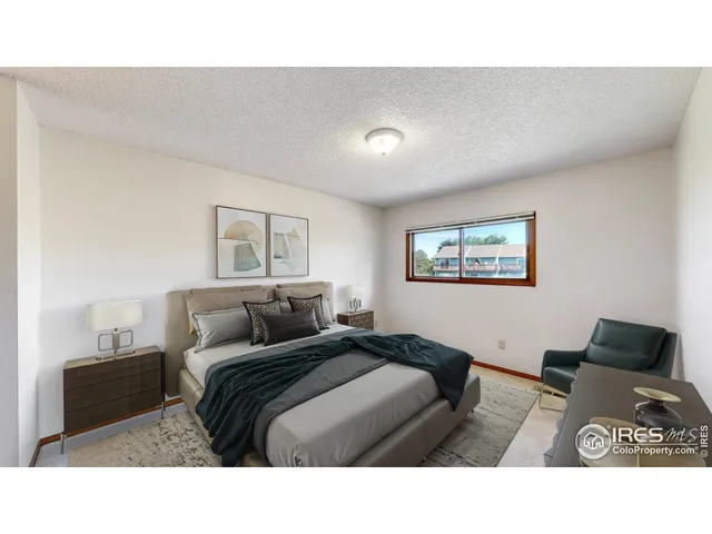 a open hall with a bench