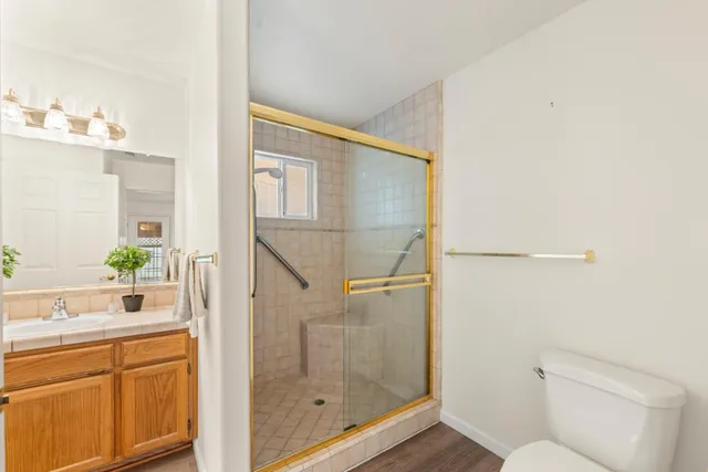 a view of a yard with an outdoor seating