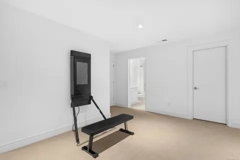 a living room with a space