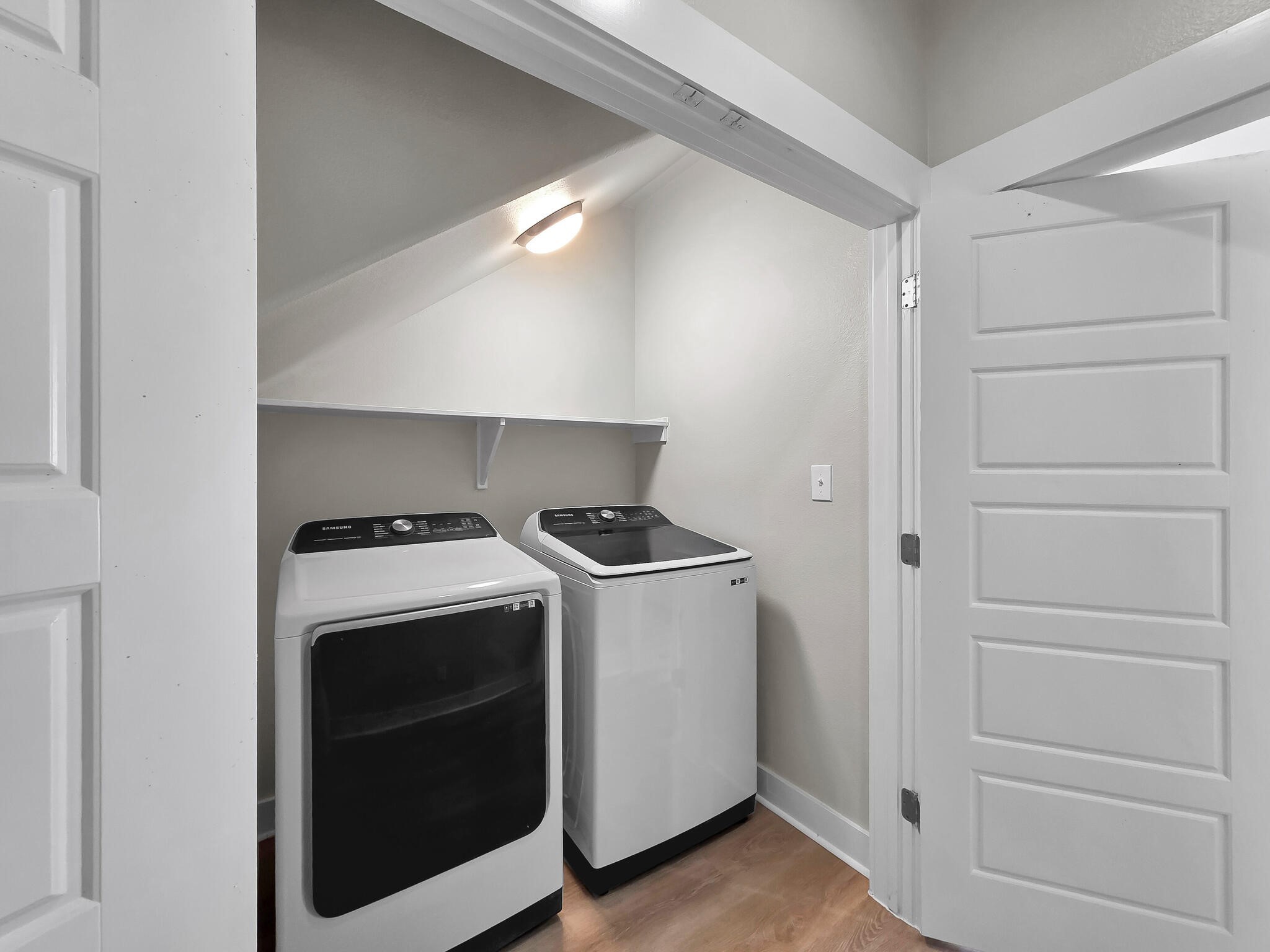 1215 Gulf Road Crystal Beach, TX 77650 - Photo 15 of 34 a utility room with dryer and washer