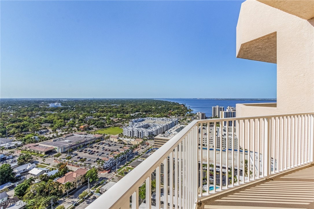 2104 West First Street, Unit 2804 Fort Myers, FL 33901 - Photo 28 of 49 a view of a balcony with an outdoor space