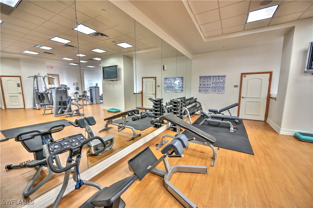 2104 West First Street, Unit 2804 Fort Myers, FL 33901 - Photo 42 of 49 a view of a room with gym equipment