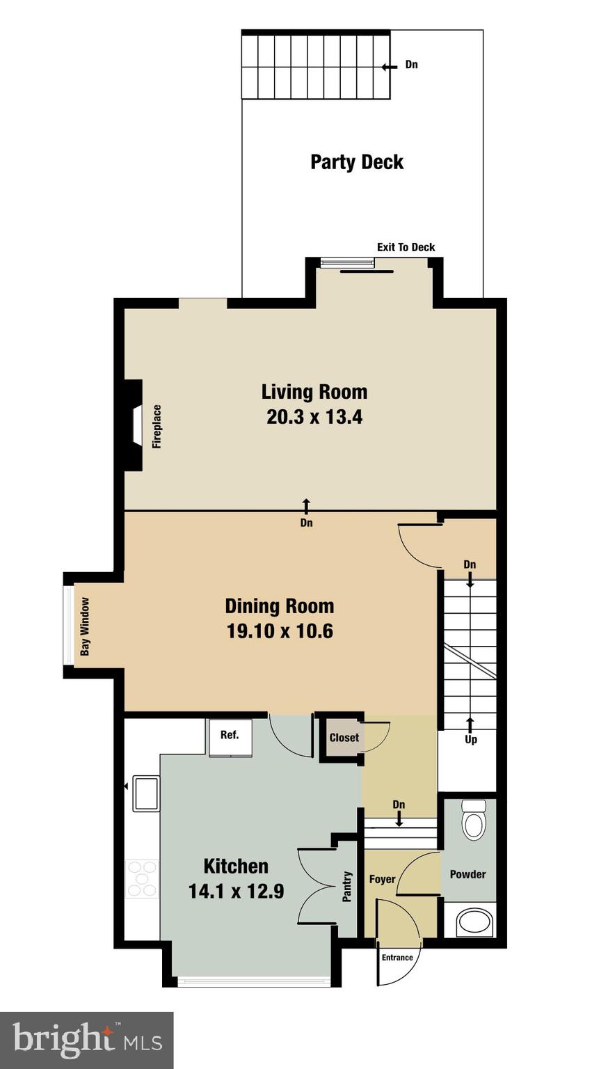 101 Reflection Way Sterling, VA 20164 - Photo 56 of 58 Main Level Floorplan