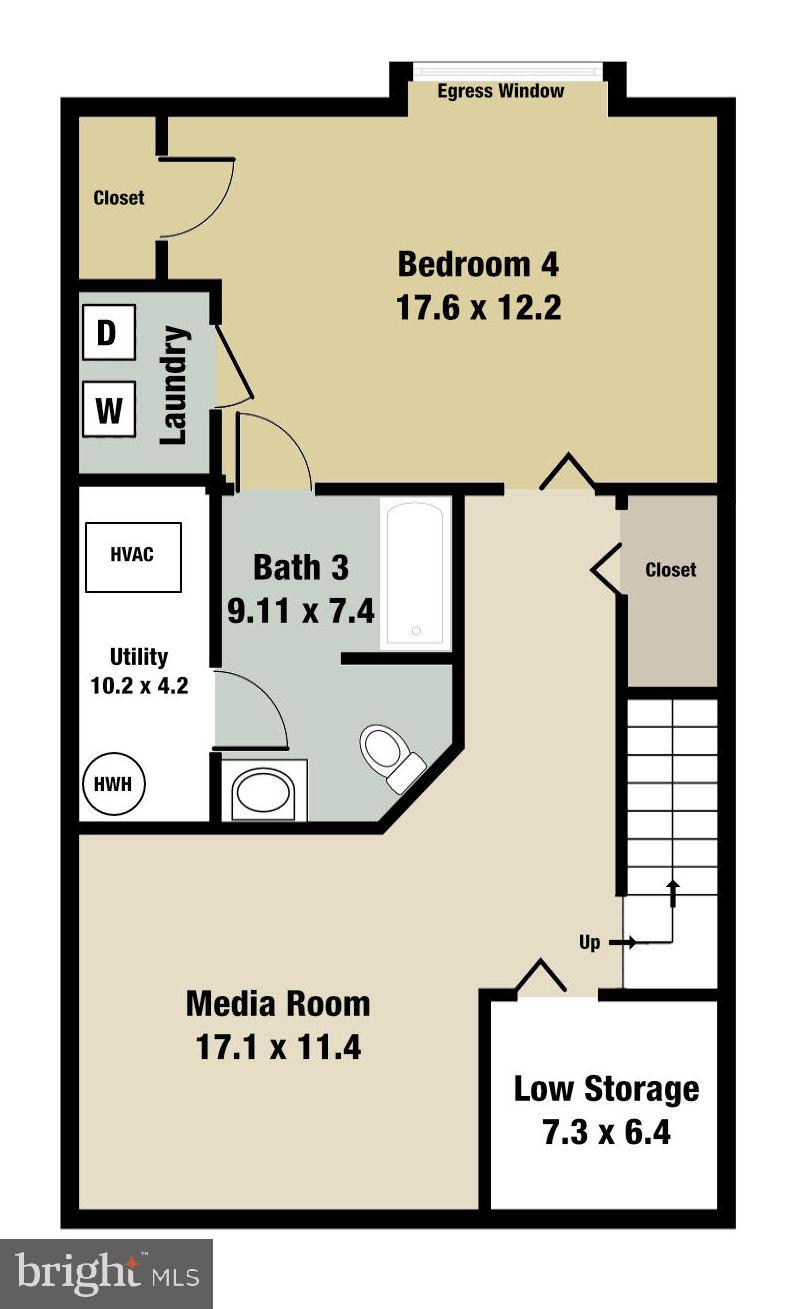 101 Reflection Way Sterling, VA 20164 - Photo 58 of 58 Lower Level Floorplan