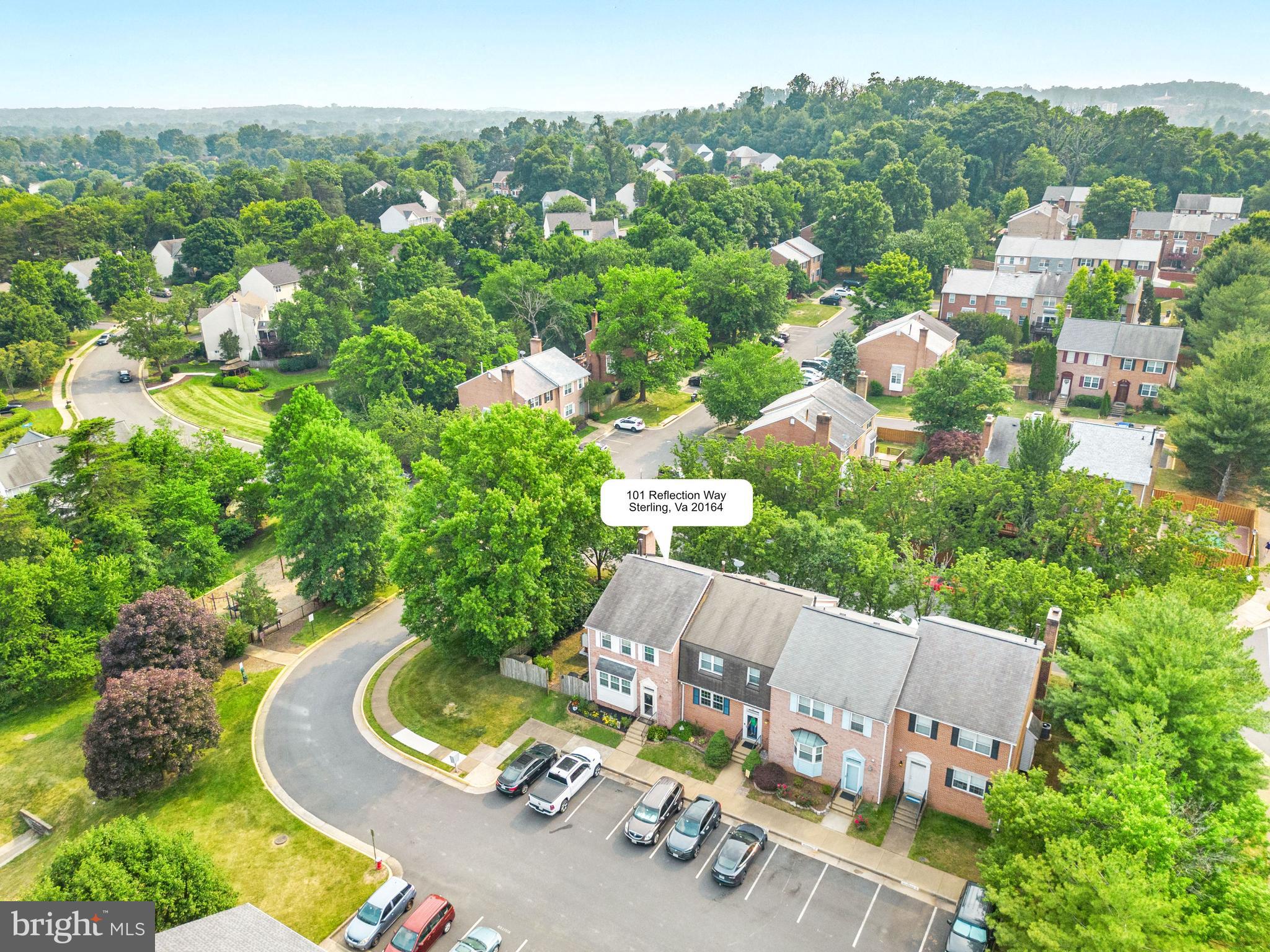 101 Reflection Way Sterling, VA 20164 - Photo 50 of 58 Aerial View of Home