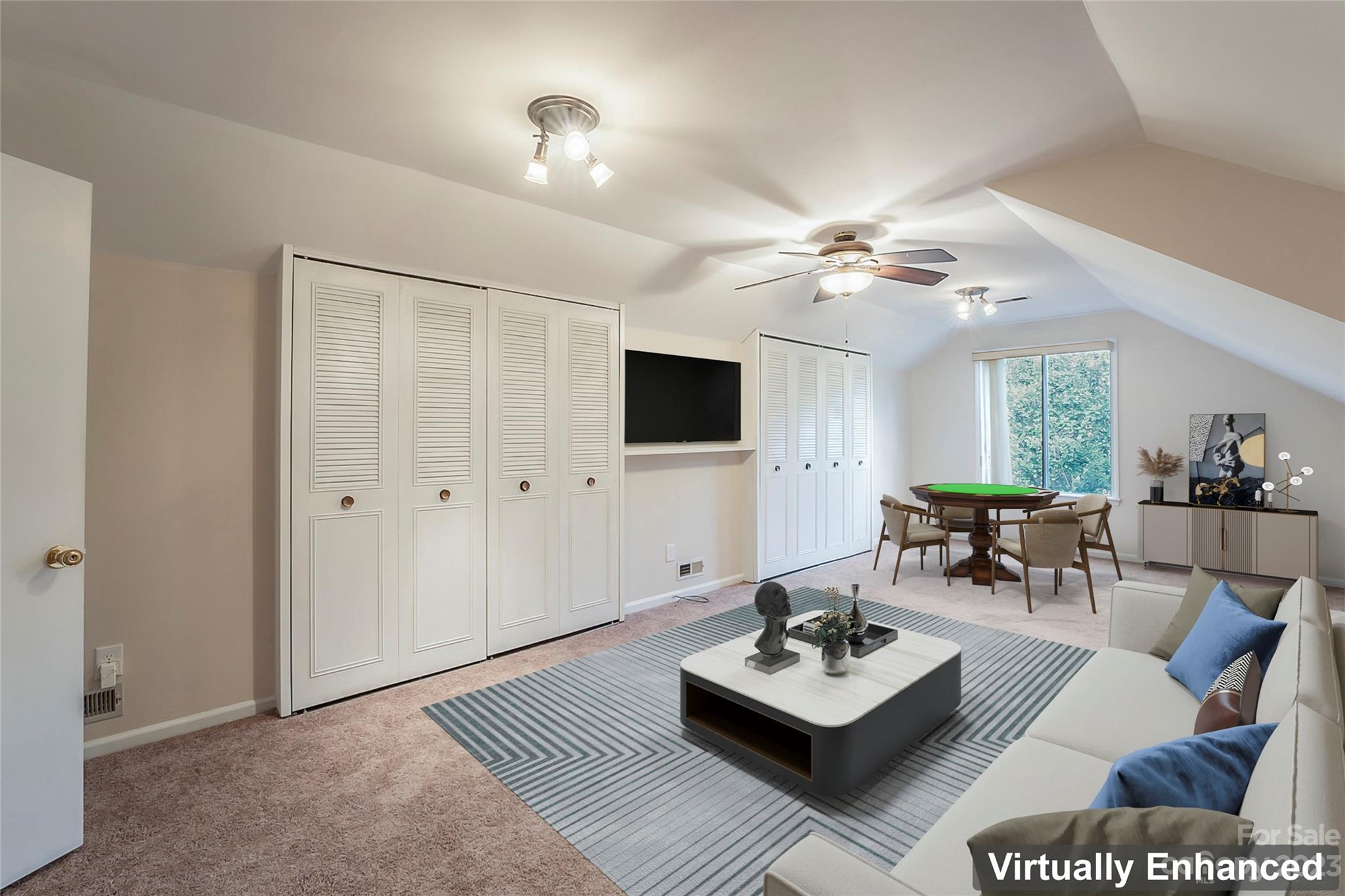 4810 Rounding Run Road Charlotte, NC 28277 - Photo 42 of 42 a living room with furniture and a flat screen tv