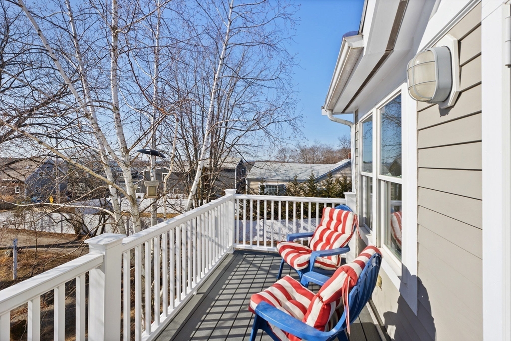189 Wompatuck Road Hingham, MA 02043 - Photo 14 of 40 a view of a bench in balcony