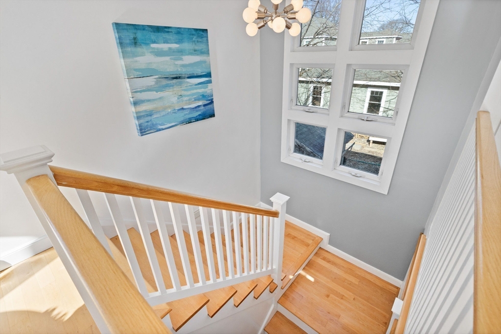 189 Wompatuck Road Hingham, MA 02043 - Photo 23 of 40 a view of staircase with large window