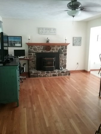 332 Lower Hampden Road Monson, MA 01057 - Photo 12 of 30 a living room with furniture a flat screen tv and a fireplace