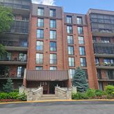 a front view of a building