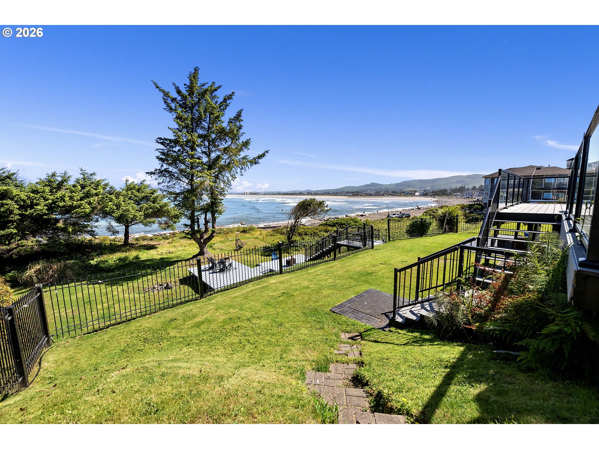 3232 Sunset Boulevard Seaside, OR 97138 - Photo 41 of 48 a view of a swimming pool with an outdoor space and seating area