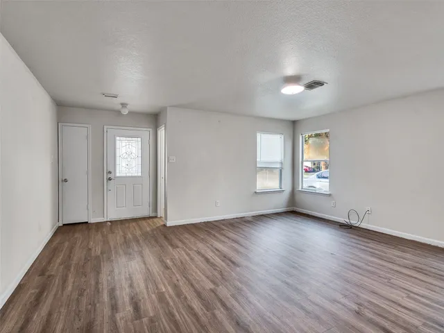 wooden floor in an empty room