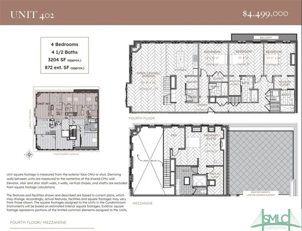 $4,499,000 | 302 East Oglethorpe Avenue, Unit 402, Savannah, GA 31401