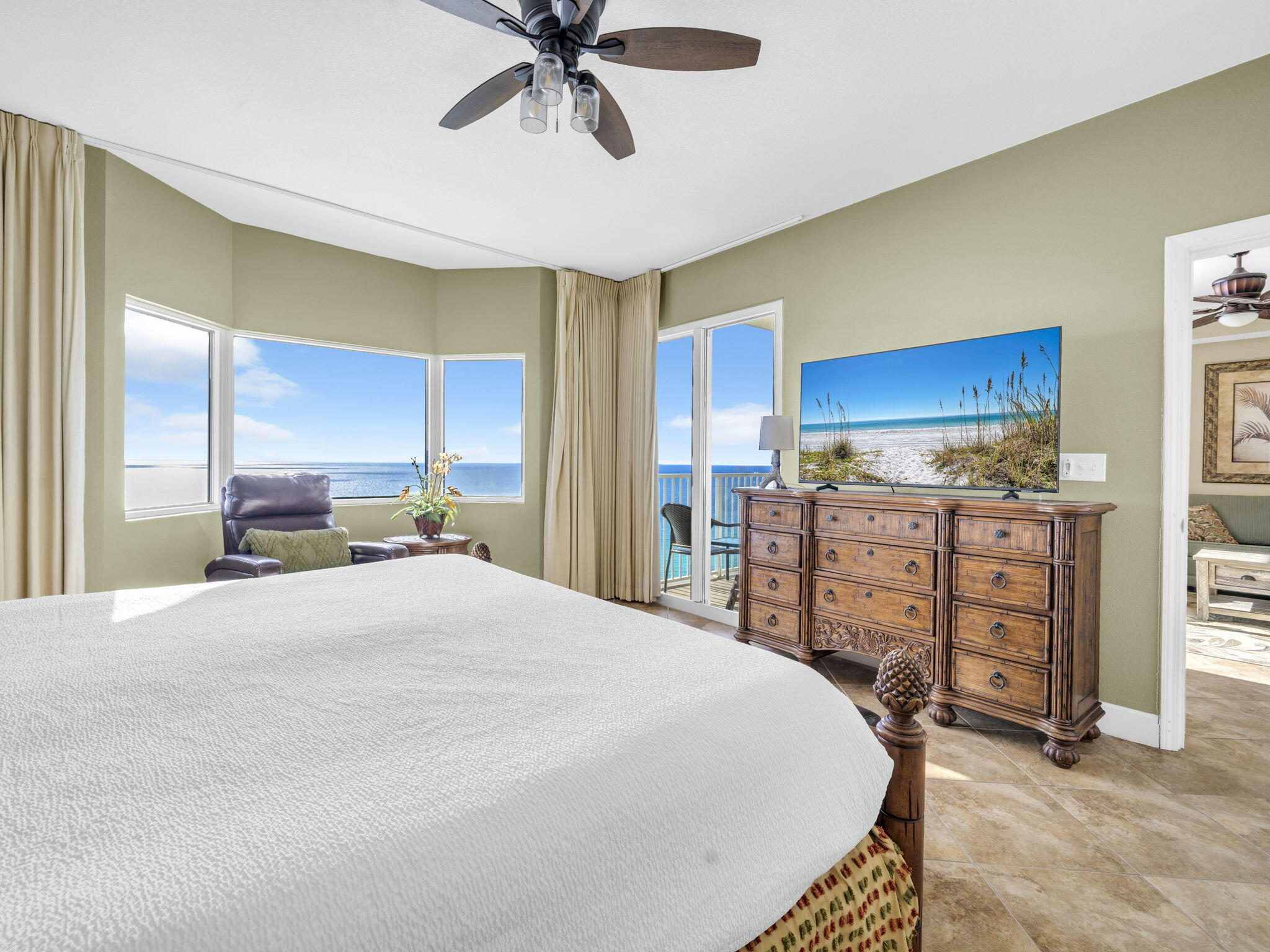 16819 Front Beach Road, Unit 2108 Panama City Beach, FL 32413 - Photo 17 of 55 Master Bedroom 2