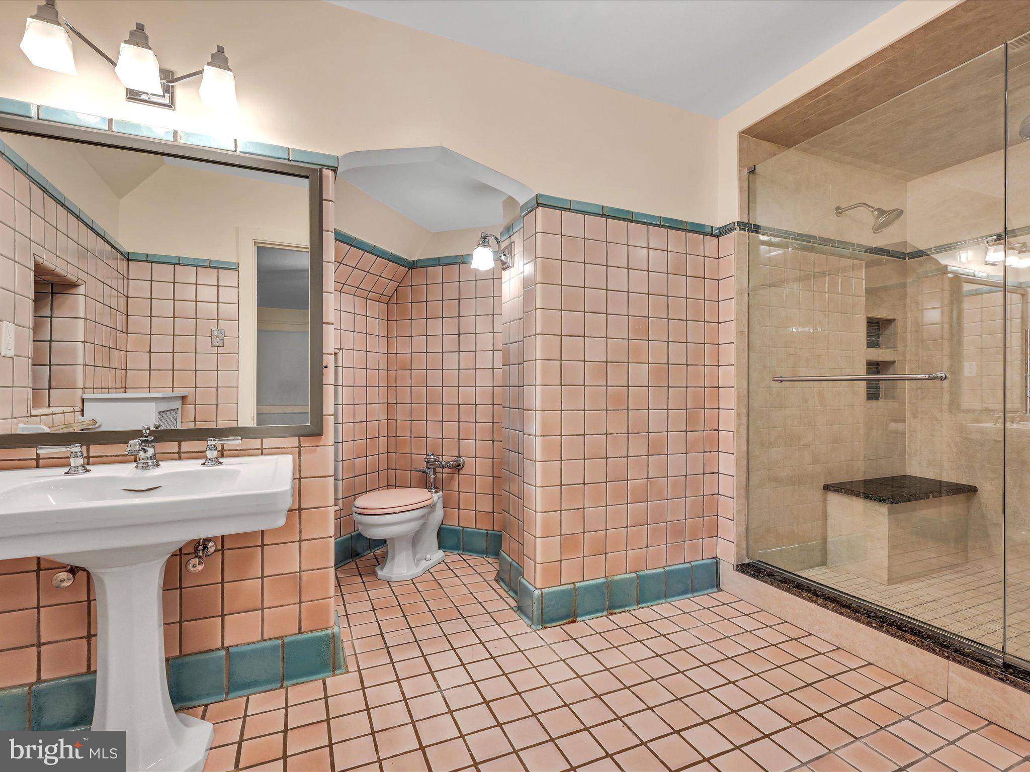 405 North Tulpehocken Road Reading, PA 19601 - Photo 32 of 111 a bathroom with a sink toilet and shower