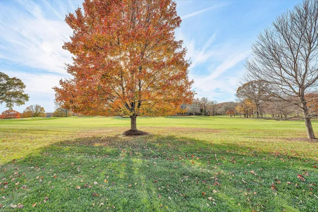 a view of an outdoor space with a lake view