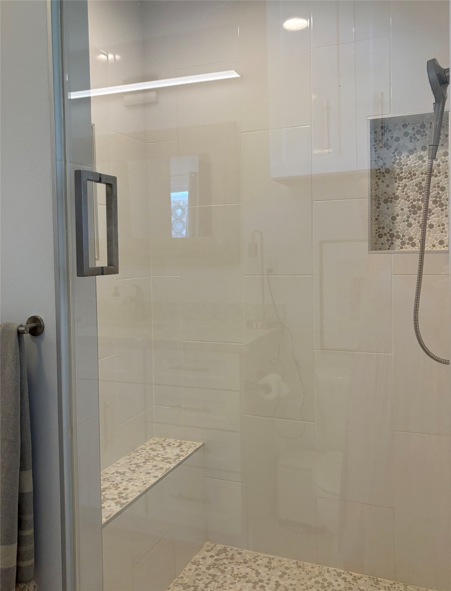 5626 Jason Street Houston, TX 77096 - Photo 8 of 13 a bathroom with a shower