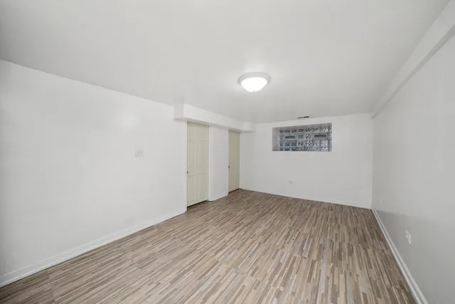 wooden floor in a room