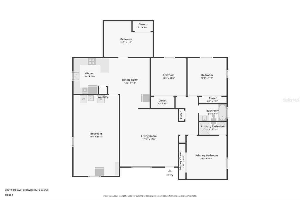38919 3rd Avenue Zephyrhills, FL 33542 - Photo 36 of 36 a picture of a floor plan