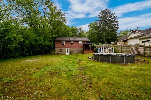 3364 Cormany Road Akron, OH 44319 - Photo 7 of 44 View of yard featuring a deck and a gazebo