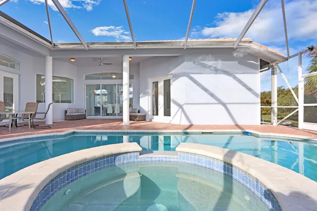 a view of a indoor swimming pool