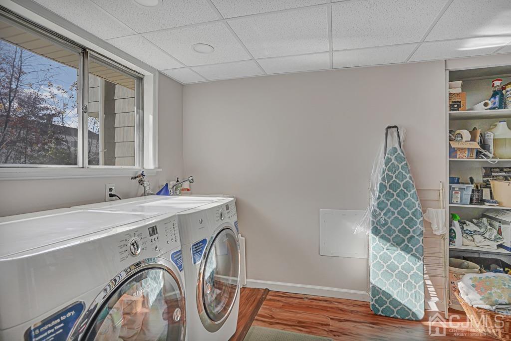 134 Benart Place Middlesex, NJ 08846 - Photo 25 of 28 a utility room with dryer and washer
