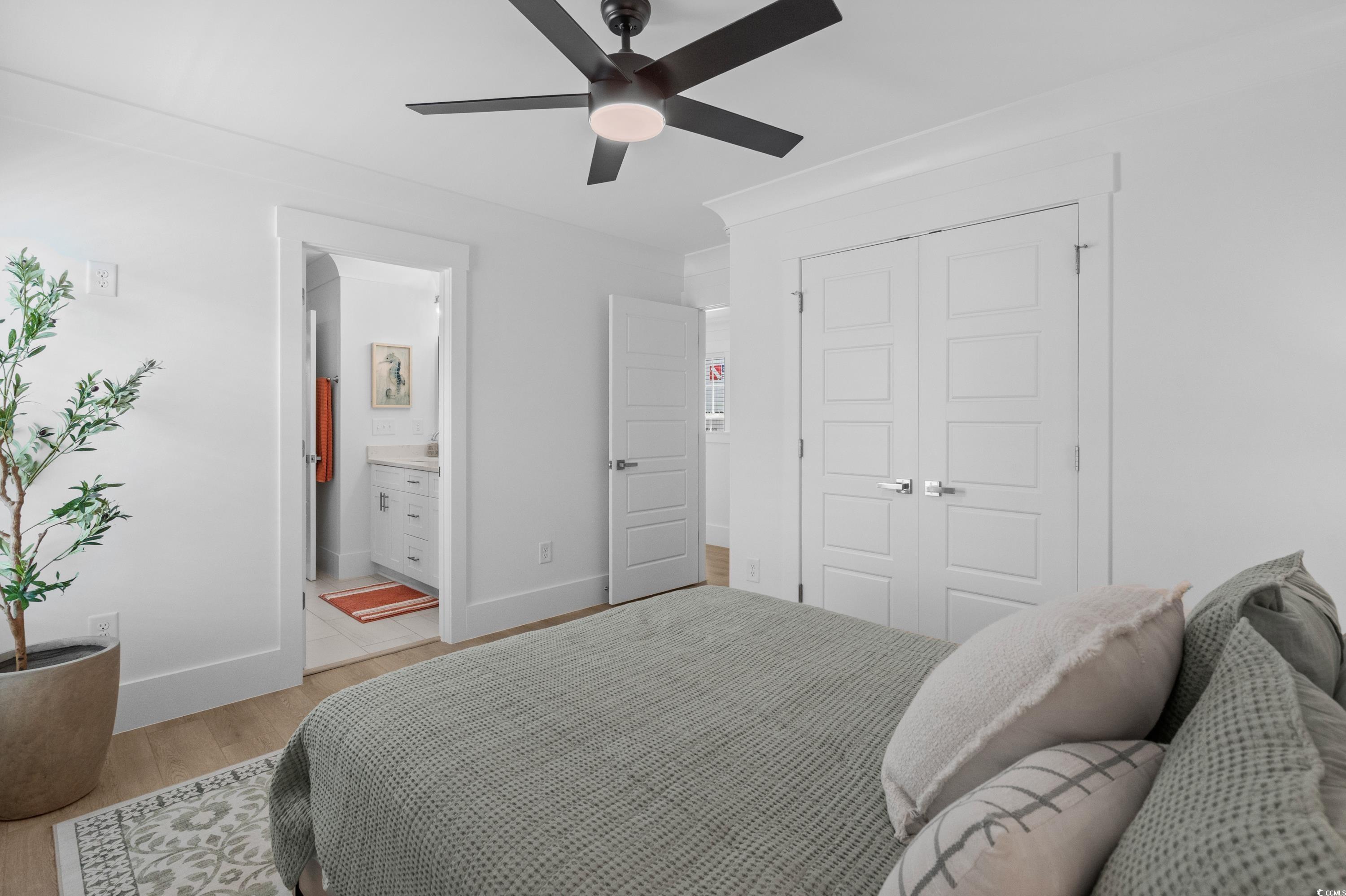 2303 Seaseeker Lane Myrtle Beach, SC 29577 - Photo 32 of 38 Full bath featuring a shower stall, toilet, baseboards, and recessed lighting