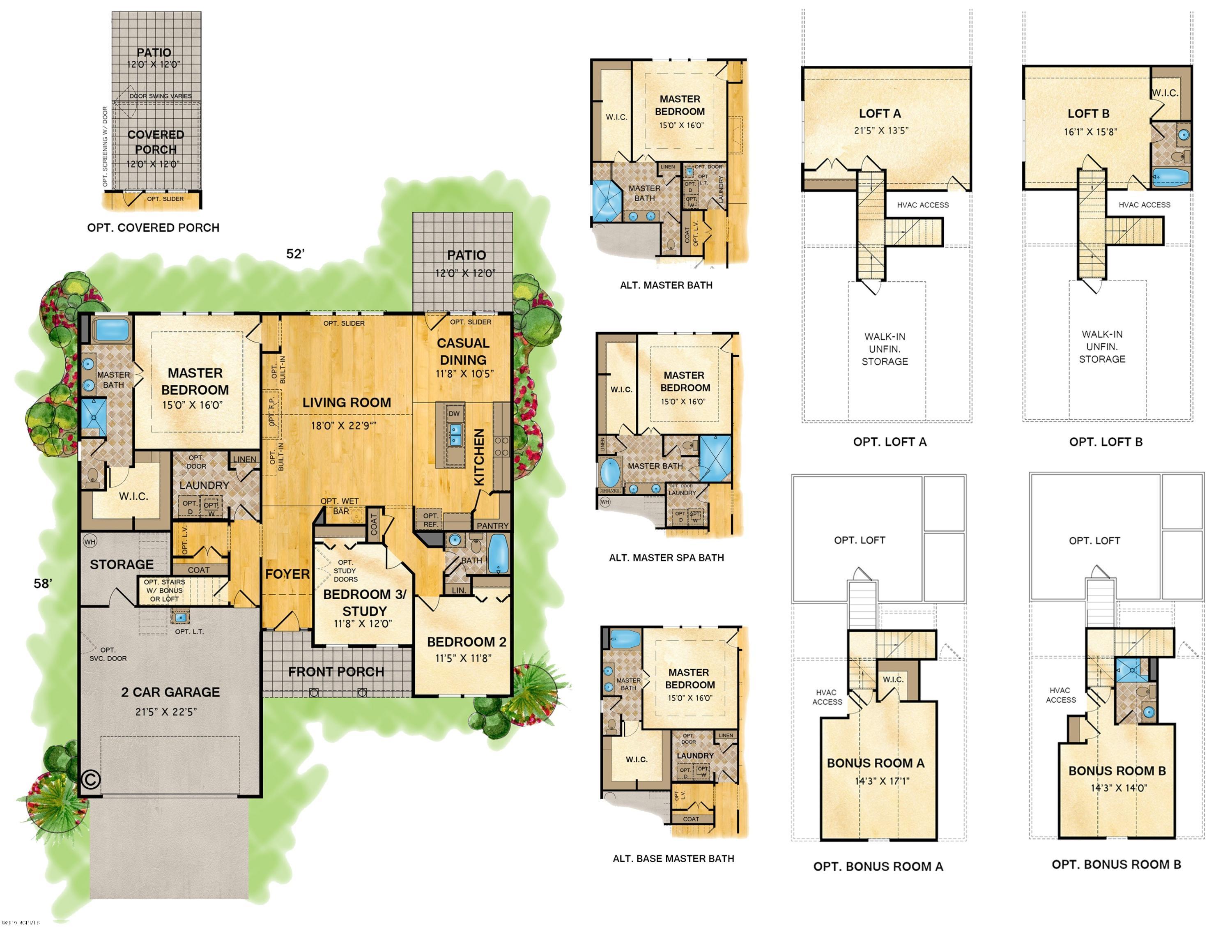 193 Violetear Ridge, Unit LOT #40 Hampstead, NC 28443 - Photo 30 of 30 Floor Plan