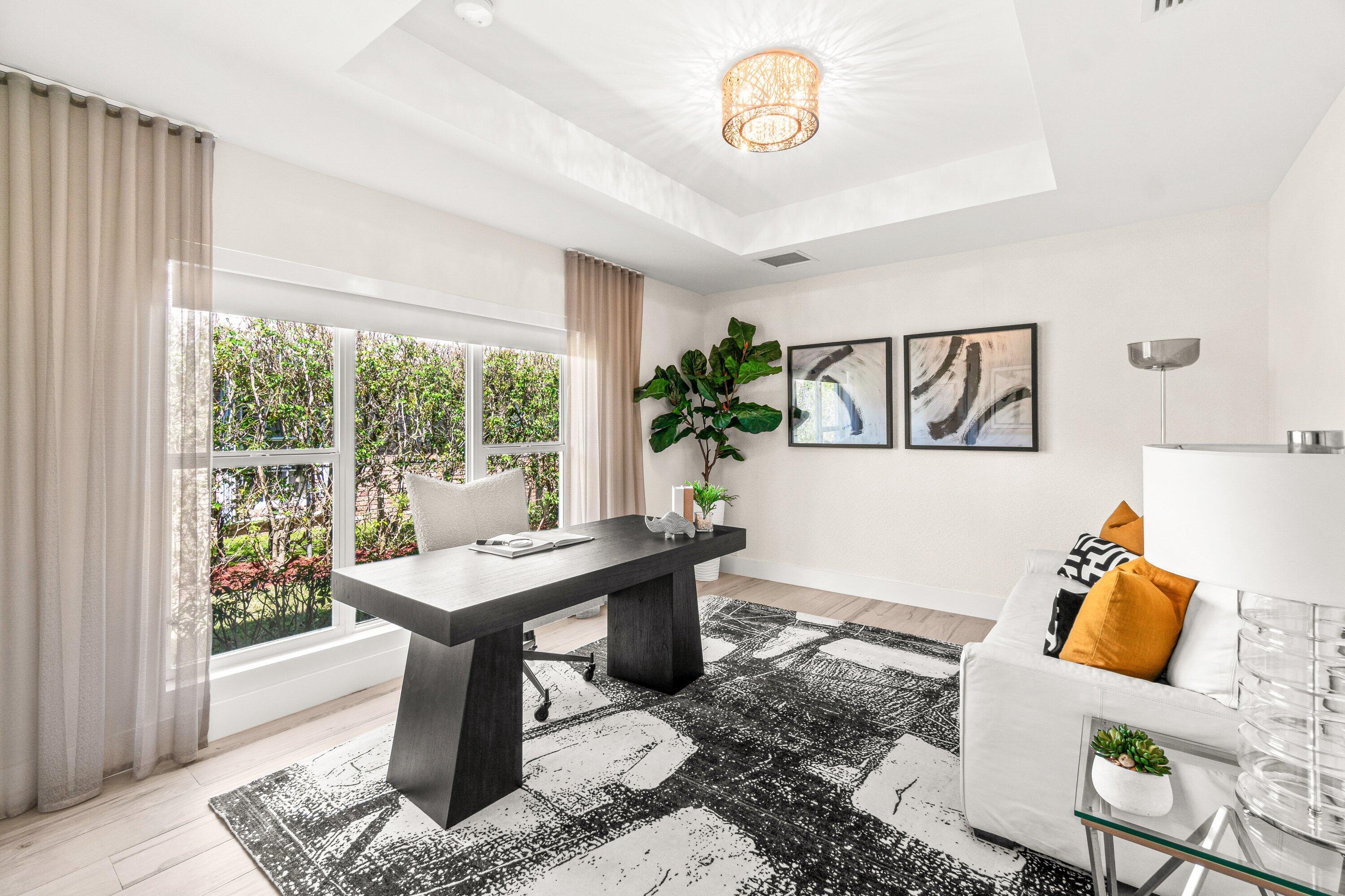 2367 Queen Palm Road Boca Raton, FL 33432 - Photo 19 of 45 a living room with furniture and a large window